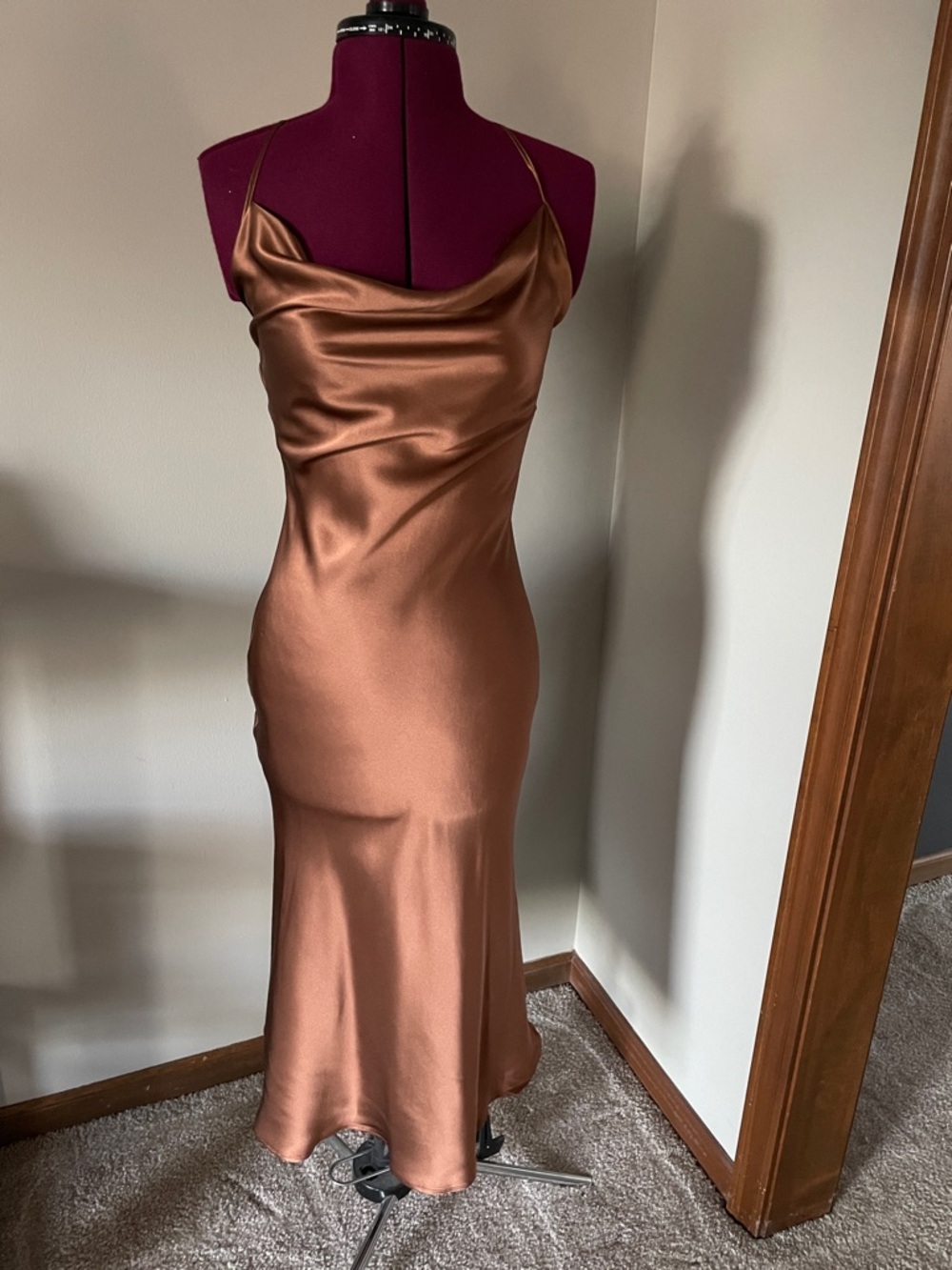 Silk Maison slip dress